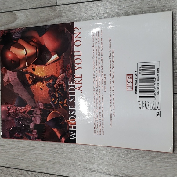 NWOT Civil War Marvel Comics Event & X-men Civil War Trades - Picture 4 of 9